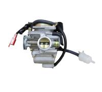 HPZPRPCEW Carburatore per 125cc per Sym Symply Jet 4 Euro MX SR ST VS Symphony Fiddle II 2 III 3 Shark Joyride allo Orbit Crox 125 Carb(Argento)