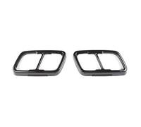 HPZPRPCEW Copertura Per Tubo Di Scarico Posteriore In Acciaio Inox Cornice Per Gola Posteriore Per Serie 2 F44 2020-2024 Accessori Esterni(Nero B)