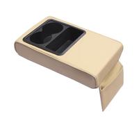 HPZPRPCEW Cuscino Bracciolo Auto Portabicchieri Posteriore Sedile Posteriore Supporto Gomito Rialzato Supporto Bracciolo Veicolo(Beige)