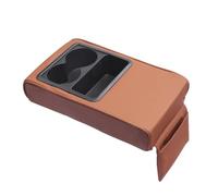 HPZPRPCEW Cuscino Bracciolo Auto Portabicchieri Posteriore Sedile Posteriore Supporto Gomito Rialzato Supporto Bracciolo Veicolo(Marrone)