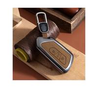 HPZPRPCEW Custodia Copri Tasto Per Chiave Auto Per VW Per Golf 8 MK8 ID3 ID4 Per Cupra Per Skoda Per Octavia A8(Marrone)