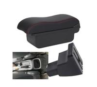 HPZPRPCEW Dettagli Sui Componenti Interni Del Bracciolo Per Auto Parti Di Ricambio Accessori Per Il Retrofit Del Box Portaoggetti Per Hyundai I10(C1 Nero rosso NO USB)