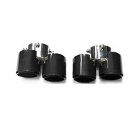 HPZPRPCEW Diffusore Posteriore Kit Di Decorazione Per Carrozzeria Accessori Auto Terminali Di Scarico In Acciaio Inox Per Serie 8 G14 G15 G16 2019-2022(Carbon Texture glossy Black)