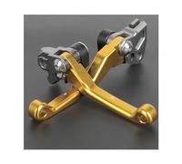 HPZPRPCEW Dirt Bike Pivot Leve Freno Frizione per CR125R CR 125 R 1992 1993 1994 1995 1996 1997 1998 1999 2000 2001 2002 2003(Oro)