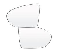 HPZPRPCEW Laterale Esterno Portiera Vetro Riscaldato Convesso Retrovisore Piastra Supporto Per Nissan Per Qashqai Per Dualis J10 2007-2014(1 paio)