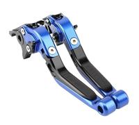 HPZPRPCEW Leve Freno E Frizione Per Suzuki GSX250/GW250/DL250/GSX250R Set Di Leve Freno E Frizione Pieghevoli Regolabili Accessori Motore(Blue Black)