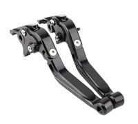 HPZPRPCEW Leve Freno E Frizione Per Suzuki GSX250/GW250/DL250/GSX250R Set Di Leve Freno E Frizione Pieghevoli Regolabili Accessori Motore(NERO)