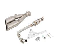 HPZPRPCEW Marmitta Di Scarico Completa Per Moto Escape Per Piaggio Per Vespa Per Sprint 125/150 Per Primavera 125/150 2017 2018 2019 2020 2021 2022(Stile A)