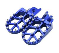 HPZPRPCEW Pedane Poggiapiedi CNC per Moto Poggiapiedi Pedali Pedane per CR 125R 250R per CRF 150R 250X 250RX 450R 450X 450RX 450L 1000L 250L 250M(Blu)