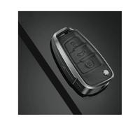 HPZPRPCEW Per A1 A3 A6 A6L Q2 Q3 Q7 TTS R8 S6 RS3 Accessori Auto Per Protezione Chiave Custodia Per In Lega Di Alluminio E Pelle(NERO)