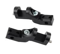 HPZPRPCEW Per B&MW R1150RT R1150 R 1150 RT 1150RT 2001-2005 Accessori Moto Poggiapiedi Passeggero Pedale Kit di Abbassamento(NERO)