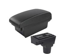 HPZPRPCEW Per C&hevrolet Per Aveo II 2011 2012 2013 2014 2015 2016-2020 Scatola Bracciolo Auto Modifica Dettagli Interni(B2 linea nera 3USB)