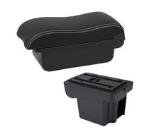 HPZPRPCEW Per C&hevrolet Per NIVA Kit Retrofit Bracciolo Portabracciolo Auto Scatola Di Archiviazione Accessori Interni Auto Ricarica USB(C3 Nero bianco SENZA USB)
