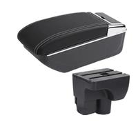 HPZPRPCEW Per C&hevrolet Per Sail 3 Per Aveo Bracciolo Centrale Auto Scatola Di Riporlo Ricambi Retrofit Accessori Auto(B3 linea bianca NO USB)