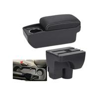 HPZPRPCEW Per C&hevrolet Per Sail 3 Portabreve Bracciolo Per Aveo 3 Per Sail III Componenti Retrofit Bracciolo Auto Scatola Di Riporlo Accessori Auto Dedicati(B3 Nero bianco 6USB)