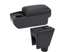 HPZPRPCEW Per C&hevrolet Per Spark Scatola Bracciolo Per C&hevrolet Per Spark 3 III Per Aveo T200 Scatola Di Archiviazione Auto Portabicchieri(B3 Nero bianco 6USB)