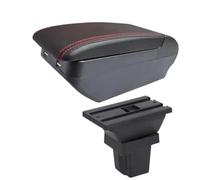 HPZPRPCEW Per C&hevrolet Per Trax Box Bracciolo Bracciolo Auto 2013 2014 2015 2016 2017 2018 2019 2020 Contenitore Bracciolo Accessori(H linea rossa 4USB)