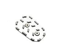 HPZPRPCEW Per CB500 CB500X 2019 2020 Pedale leva freno posteriore motociclo con estensione allargamento cuscinetto pedana(Argento)