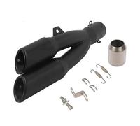HPZPRPCEW Per CBR1000RR Per NMAX R6 CB650f Silenziatore Di Scarico Universale Per Moto Da 38-51 Mm Doppio Scarico Destro E Sinistro Con DB Killer(Stile B)