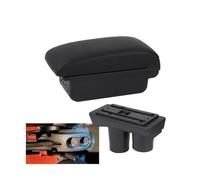 HPZPRPCEW Per Citroën C2 C3 Portabbracciolo Scatola Di Archiviazione Componenti Interni Pezzi Di Retrofit Accessori Auto(B2 linea nera 3USB)