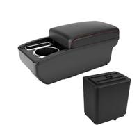 HPZPRPCEW Per Citroën Per Berlingo Bracciolo Ricambi Retrofit Scatola Portautensili Auto Con Interfaccia USB(A1 Nero rosso SENZA USB)