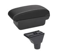 HPZPRPCEW Per Civic Ep3 Bracciolo Vanportaoggetti Centrale Contenuto Riposto Scatola Di Immagazzinaggio Bracciolo Con Portabicchiere Interfaccia USB(A white line No USB)