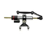 HPZPRPCEW Per Ducati Per Monster 950 937 2021 2022-2024 Accessori Kit Supporto Ammortizzatore Sterzo Lega Alluminio(Silver+Black)