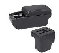 HPZPRPCEW Per F&ord Per Focus 2 Per Focus Mk2 Auto Bracciolo Accessori Dettagli Interni Pezzi Di Retrofitting Scatola Di Stoccaggio(C3 Nero bianco SENZA USB)