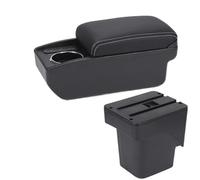 HPZPRPCEW Per F&ord Per Focus 2 Per Focus Mk2 Auto Bracciolo Accessori Dettagli Interni Pezzi Di Retrofitting Scatola Di Stoccaggio(B3 Nero bianco 6USB)