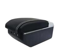 HPZPRPCEW Per Fiat Per Grande Per Punto Bracciolo Per Punto Bracciolo Auto Ripostiglio Centrale Interno Retrofit Con USB(C3 linea bianca 7USB)