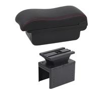 HPZPRPCEW Per Fiat Per Grande Per Punto Scatola Bracciolo Per Fiat Per Punto Scatola Bracciolo Auto Scatola Di Immagazzinamento Centrale Con USB(B2 Linea Rossa)