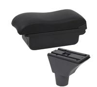 HPZPRPCEW Per FIAT Per PANDA II Bracciolo Scatola Centrale Interni Retrofit Ricarica USB Accessori Auto(Linea nera A2 Nessuna USB)
