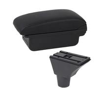 HPZPRPCEW Per Fiat Per Panda Per PANDA II Bracciolo Auto Portabicchiere Interfaccia USB Interno Styling Auto(B2 linea nera 3USB)