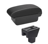 HPZPRPCEW Per Fiat Per Sedici Box Bracciolo Centrale Contenuto Negozio Scatola Di Immagazzinaggio Box Bracciolo Con Portabicchiere Interfaccia USB(A white line No USB)