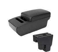 HPZPRPCEW Per Fit Per Jazz 1 Bracciolo Auto 2003 2004 2005 2006 2007 Scatola Braccio Accessori Auto(A2 Black Tissue Box)