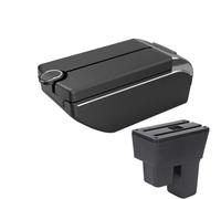 HPZPRPCEW Per Fit Per Jazz 2 2008 2009 2010 2011 2012 2013 Bracciolo Auto Scatola Di Immagazzinaggio Braccio Accessori Auto(B2 Linea nera 7USB)