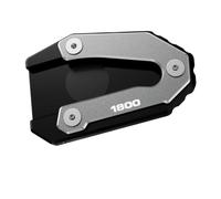 HPZPRPCEW Per Goldwing 1800 GL1800 2002-2017 Accessori Moto Cavalletto Laterale Supporto Pad Ingranditore Estensione CNC(GRIGIO)