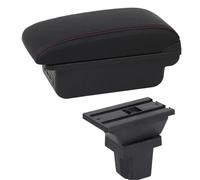 HPZPRPCEW Per Holden Per Trax 2013 2014 2015 2016 2017 Poggiapolsi In Pelle Console Centrale Ripostiglio USB(C1 Linea Rossa)