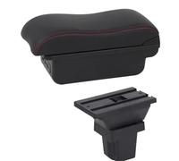 HPZPRPCEW Per Holden Per Trax 2013 2014 2015 2016 2017 Poggiapolsi In Pelle Console Centrale Ripostiglio USB(C2 Linea rossa)