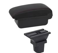 HPZPRPCEW Per Holden Per Trax 2013 2014 2015 2016 2017 Poggiapolsi In Pelle Console Centrale Ripostiglio USB(B1 Linea Rossa)