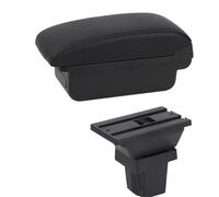HPZPRPCEW Per Holden Per Trax 2013 2014 2015 2016 2017 Poggiapolsi In Pelle Console Centrale Ripostiglio USB(B1 Linea Nera)