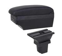 HPZPRPCEW Per Holden Per Trax 2013 2014 2015 2016 2017 Poggiapolsi In Pelle Console Centrale Ripostiglio USB(E1 Linea Nera)