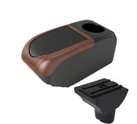 HPZPRPCEW Per Hyundai I20 2012 Scatola Bracciolo Auto Componenti Interni Ricambi Scatola Portaoggetti Accessorio Auto(B3 Brown frame 6USB)
