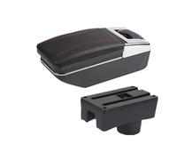 HPZPRPCEW Per Hyundai Per Accent Per Tagaz Bracciolo Portaoggetti Auto, Parti Interne Scatola Di Immagazzinamento Centrale(Una linea rossa NON USB)