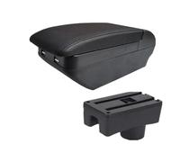 HPZPRPCEW Per Hyundai Per Accent Per Tagaz Bracciolo Portaoggetti Auto, Parti Interne Scatola Di Immagazzinamento Centrale(H linea nera 4USB)