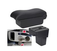 HPZPRPCEW Per Hyundai Per SOLARIS Per VERNA Per Accent 2013-2016 Scatola Bracciolo Auto Scatola Di Archiviazione Accessori Auto Parte Interna Dettagli(C3 Nero bianco SENZA USB)