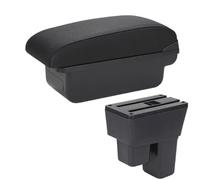 HPZPRPCEW Per Jazz Bracciolo Per Fit Per Jazz 2 Scatola Bracciolo Auto 2008 2009 2010 2011 2012 2013 Scatola Di Stivaggio Braccio(C2 Linea nera NO USB)