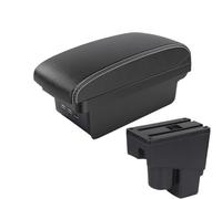 HPZPRPCEW Per Jazz I 2005 2006 2007 2008 Scatola Bracciolo Centrale Accessori Interni Con USB(B3 Nero bianco 3USB)