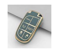 HPZPRPCEW Per Jeep Per Commander Per Grand WK2 KL BU MP Per Dodge Per Chrysler 200 300C Custodia Protettiva Chiave Auto TPU(Gray)