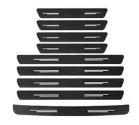 HPZPRPCEW Per Jeep Per Compass Parafango Fibra Di Carbonio Adesivo Per Paraurti Posteriore Del Bagagliaio Fascia Protettiva Accessori(9Pcs)